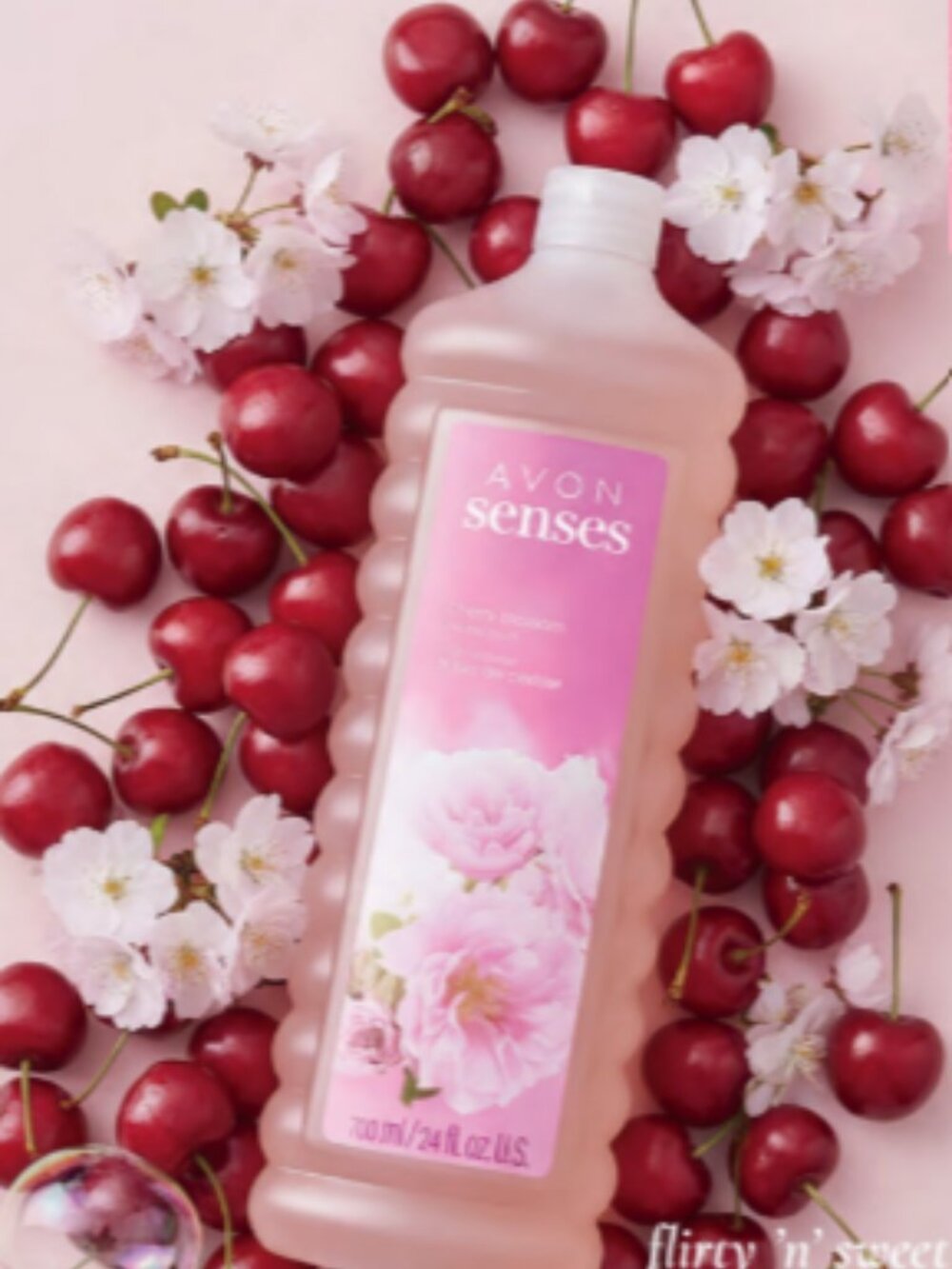 Avon Senses Cherry Blossom Bubble Bath - Avon Bubble Bath